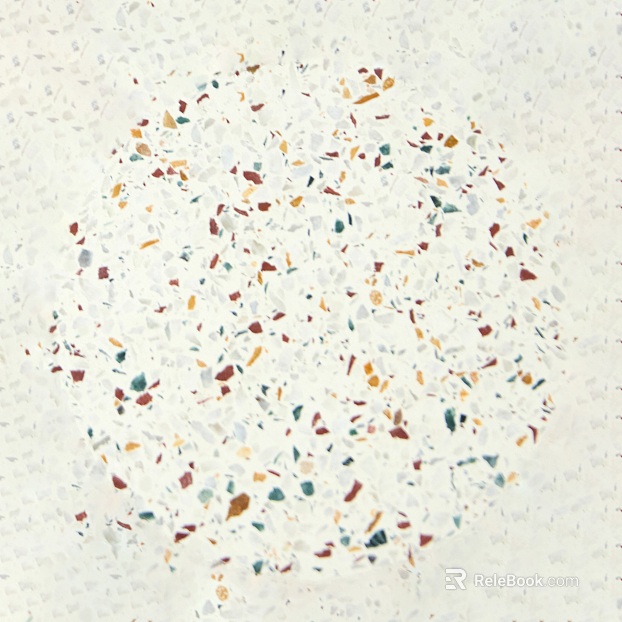 White background color terrazzo kitchen and bathroom floor texture