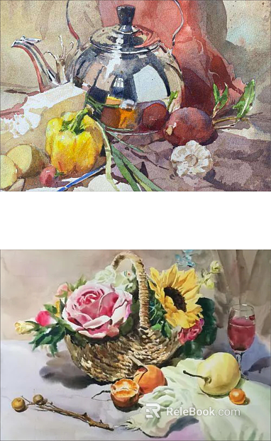 Oil painting texture