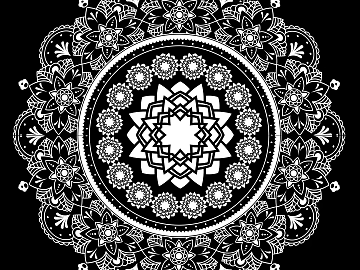 Black and white mask pattern texture pattern graphics carved graphics (ID:ffach737234)