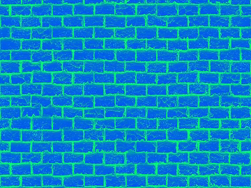 Blue and green magic brick wall indoor and outdoor wall texture (ID:ffaeh223196)