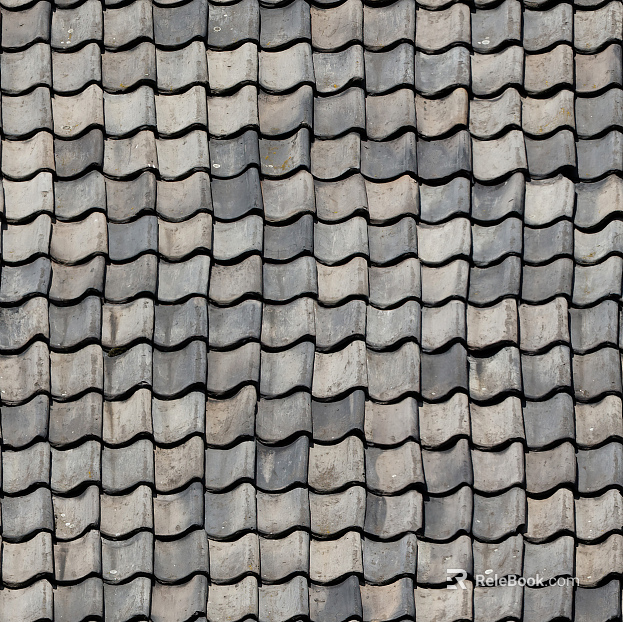Green tile texture