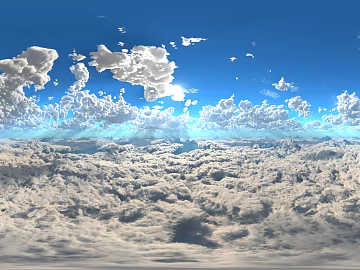 HDR cloudy sky texture (ID:ffach274055)