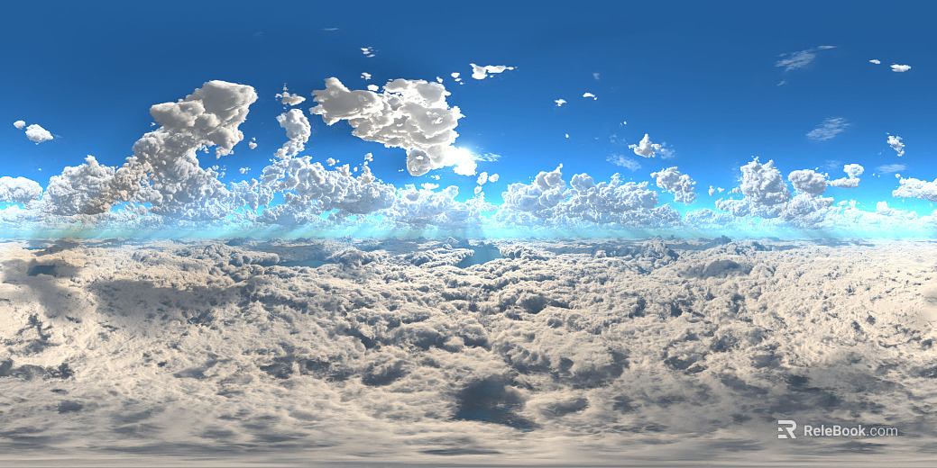 HDR cloudy sky texture