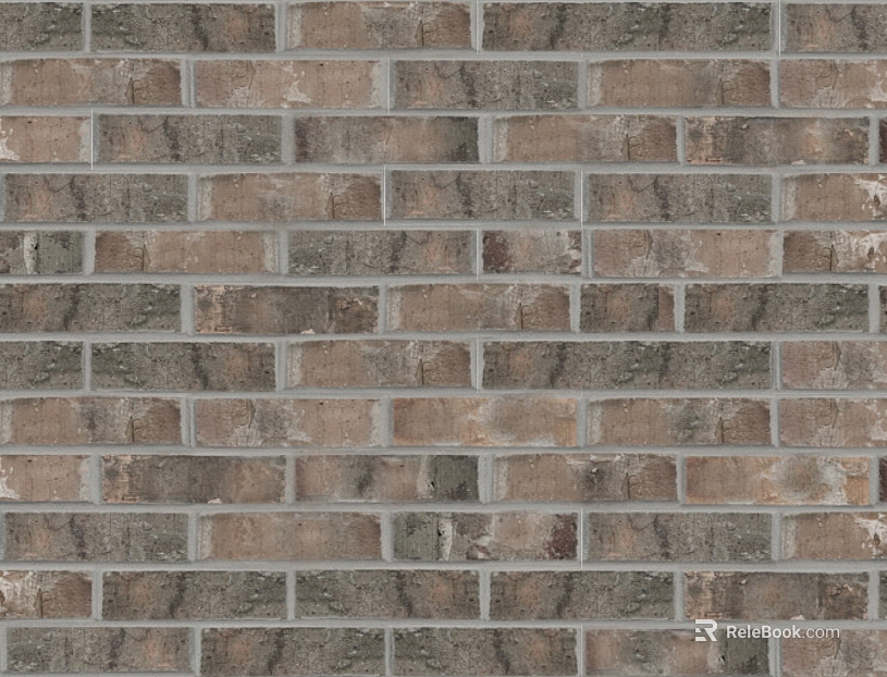 Grey brown old brick wall building exterior wall texture