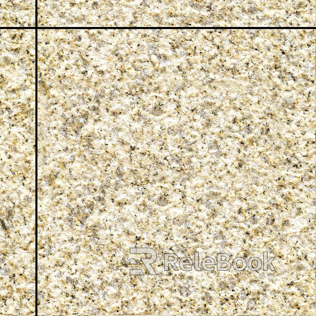 granite yellow rust stone litchi surface granite pavement texture