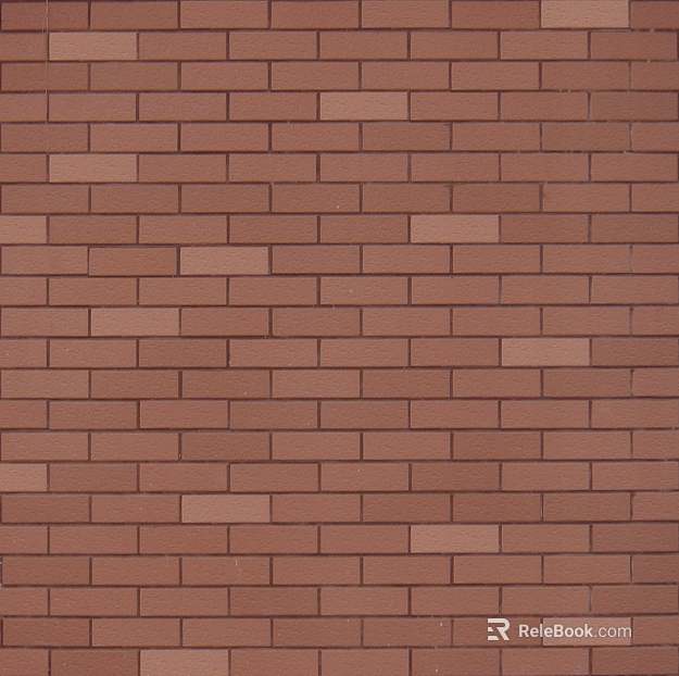 Brick wall villa facade red cultural brick texture
