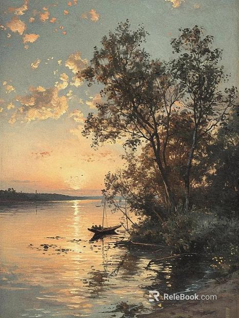 landscape painting texture