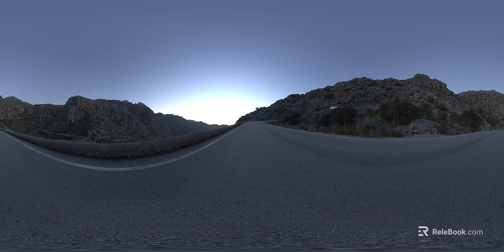 Outdoor Highway Day HDR texture