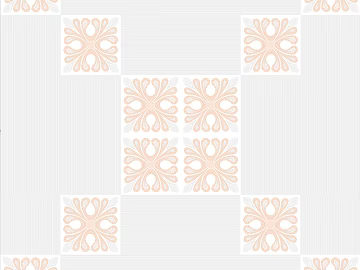 Flower tile 3d model