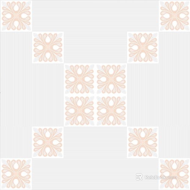 Flower tile texture