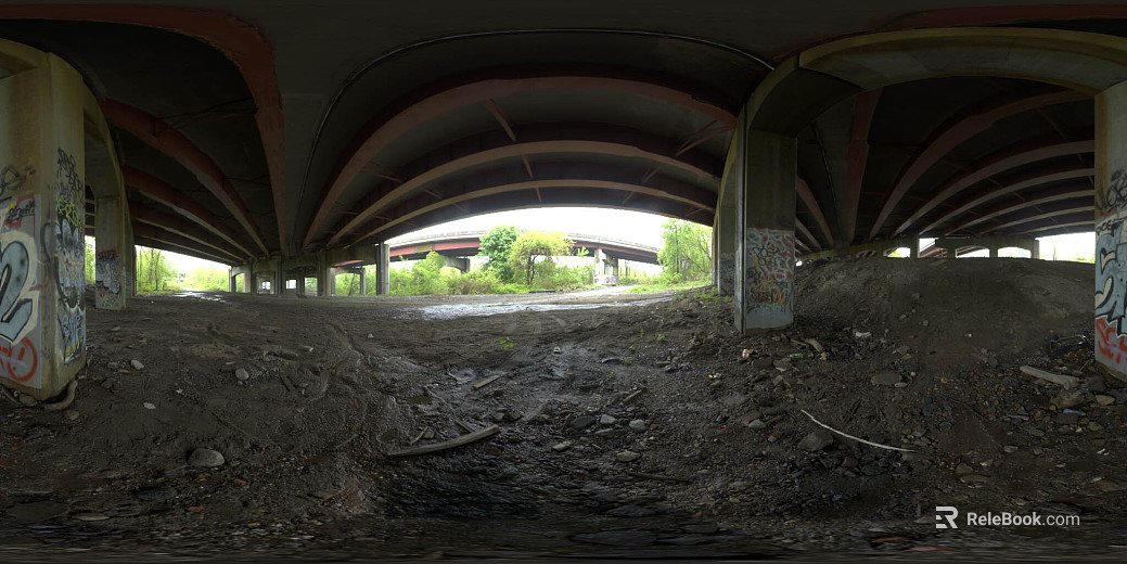 Overpass Interior Space HDR texture