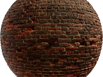 Brick wall PBR texture (ID:ffach784664)