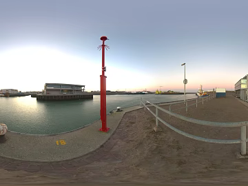 City Pier Dusk Sunset HDR texture (ID:ffabg26211)