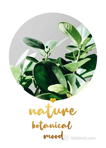 Plant painting texture