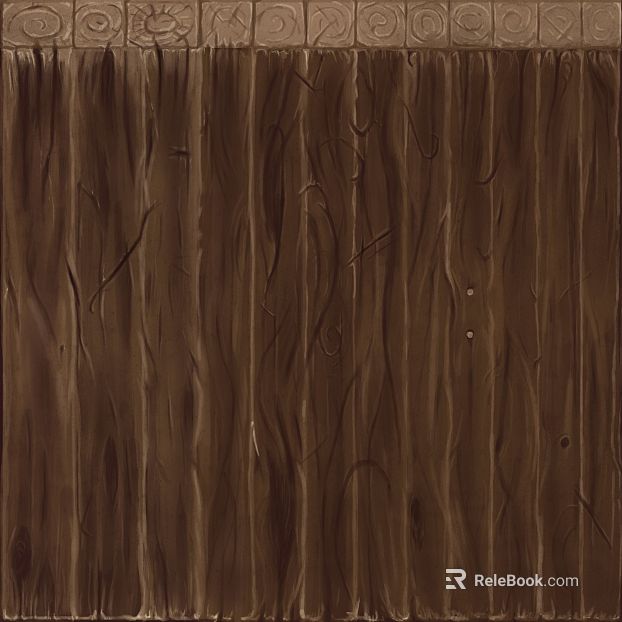 Dark brown vertical grain wood background wall panel texture