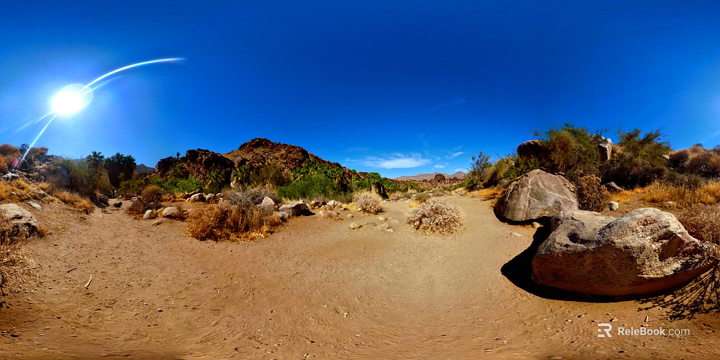HDR outdoor desert clear sky texture