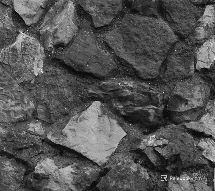 Black and White Bump texture