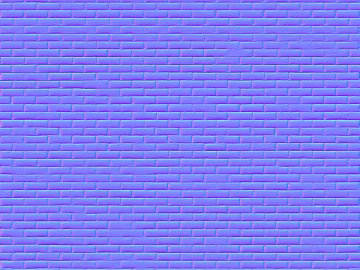 Standard long red brick wall-normal texture (ID:ffaeh664514)