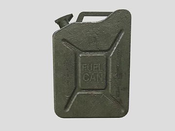 Army Green Dressed Metal Fuel Barrel texture (ID:ffaeh299151)