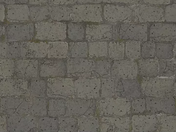 Grey Tone Retro Brick Wall Building Exterior Wall texture (ID:ffaeh397639)