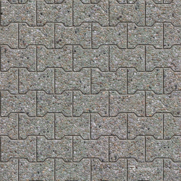 Stone mosaic floor tile street stone paving pavement sidewalk road ground texture
