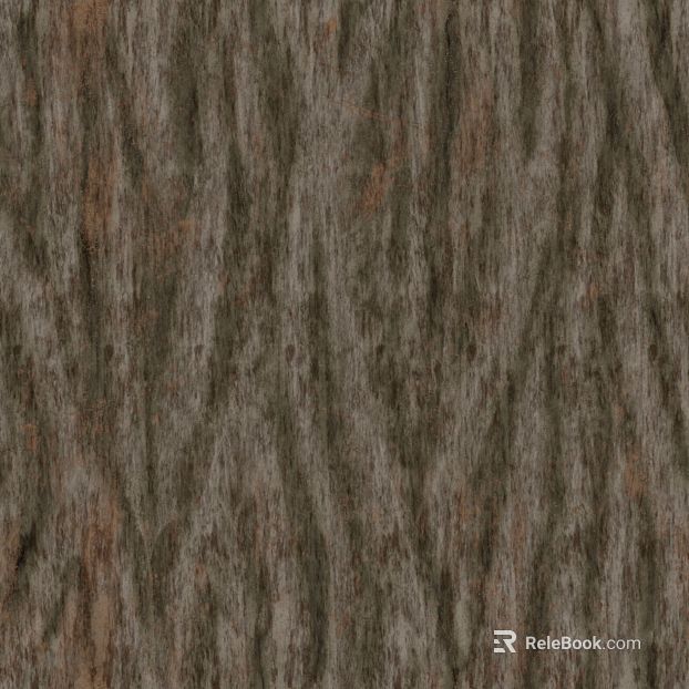 Grey-brown imitation bark wall finish texture