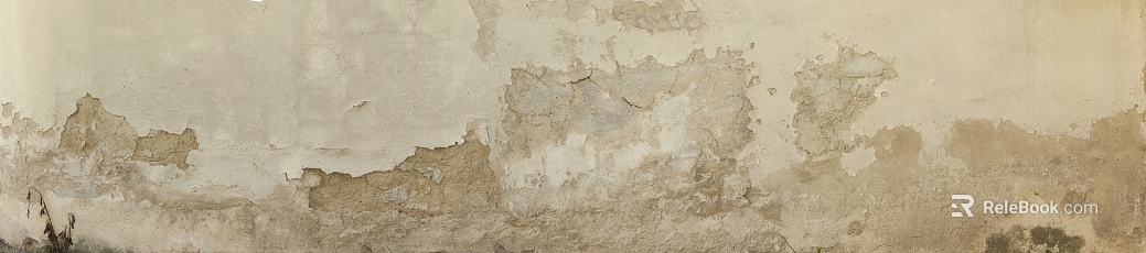 Outdoor wall yellowing white wall texture