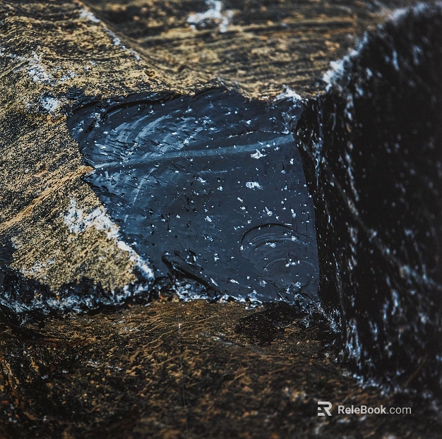 Black Gold Rock Architectural Finish Stone texture