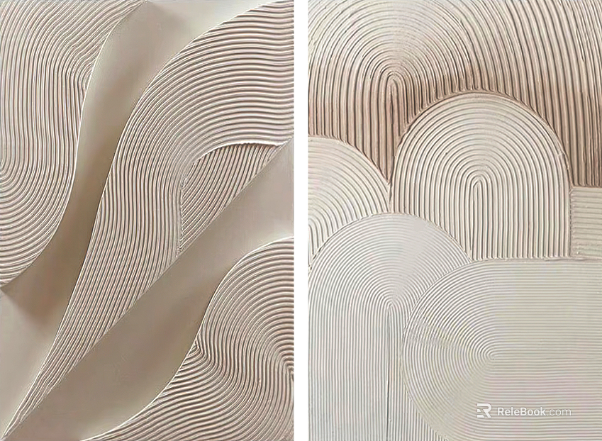 three-dimensional physical painting texture