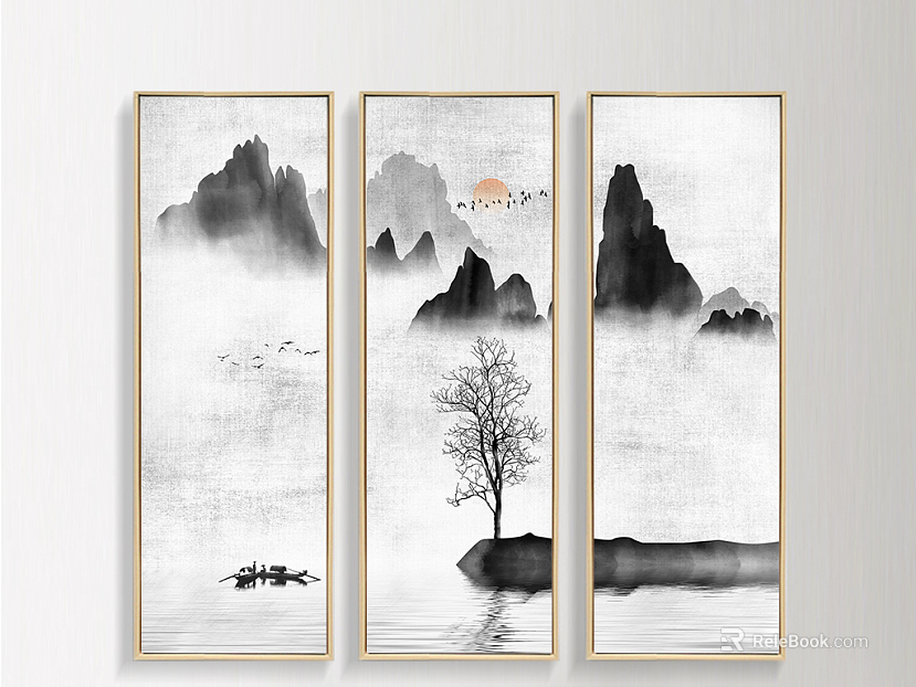 landscape painting texture