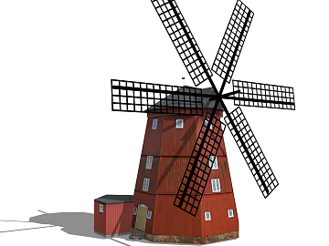 Windmill Chalet texture (ID:ffaeg36685)