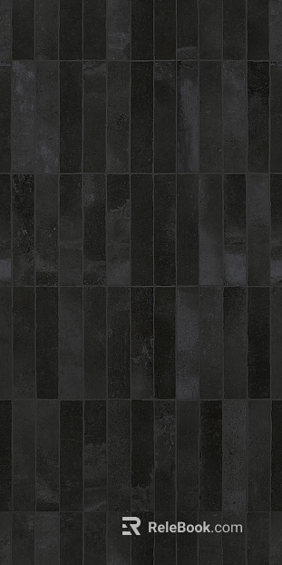 Black strip stone mosaic wall decoration texture