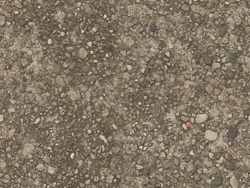 rough ground cobblestone ground 3d model
