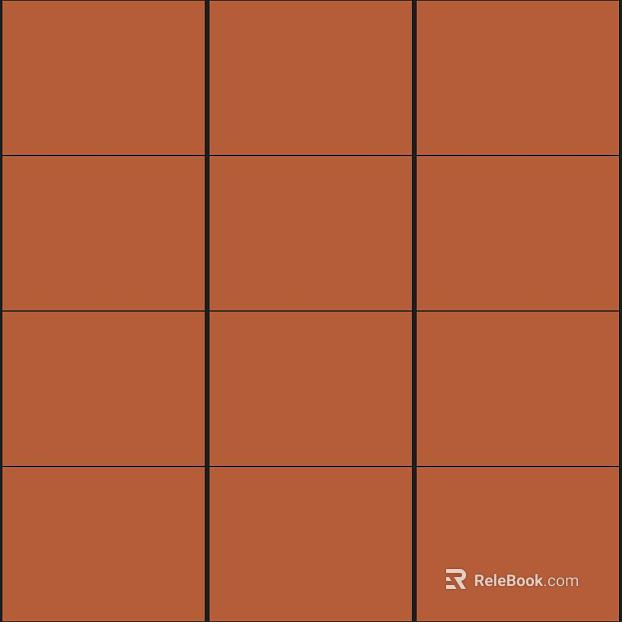 Reddish-brown Plain Tile for Kitchen and Bathroom Wall texture
