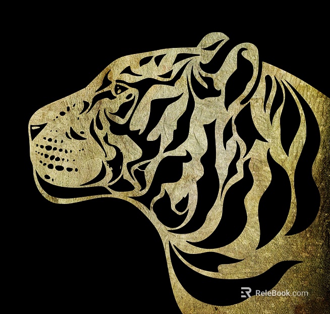 Animal painting texture