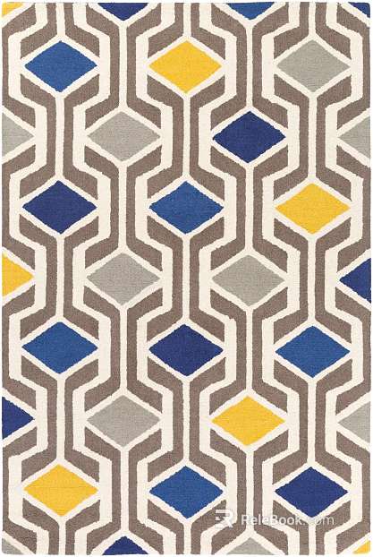 geometric carpet texture