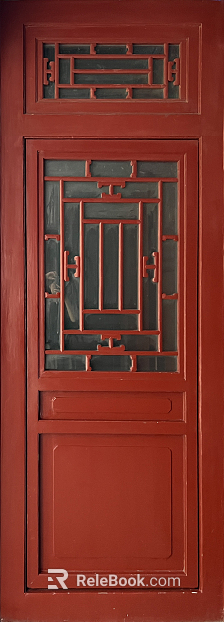 Chinese retro door texture