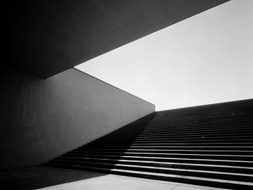 Black and white cement building indoor ladder texture (ID:ffaeh613546)