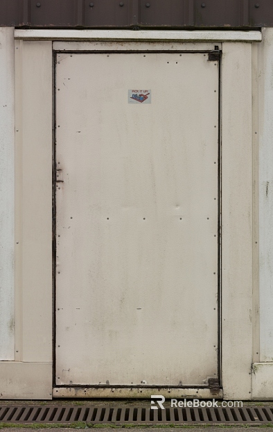 Metal door texture