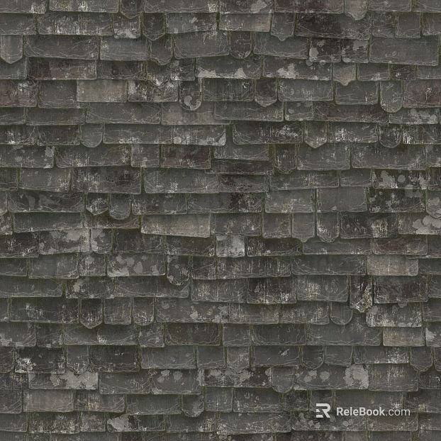 turquoise stone tile roof tiles texture