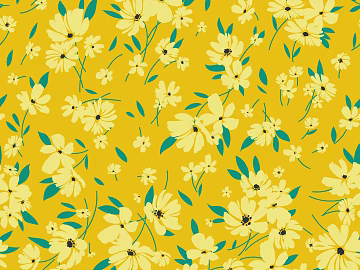 Mori cartoon flower wallpaper mural wallpaper wall covering texture (ID:ffach939514)