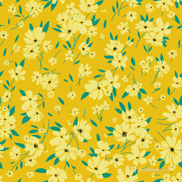 Mori cartoon flower wallpaper mural wallpaper wall covering texture