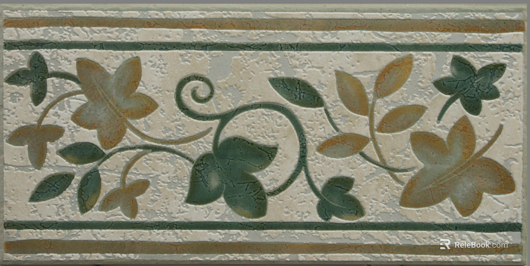 Wall Line Waist Line Country Garden Waveguide Line texture