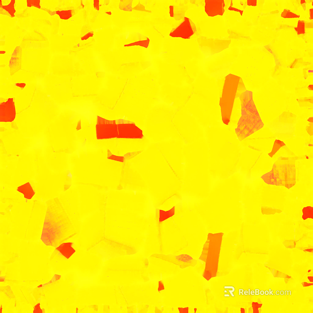 Yellow and red mixed color terrazzo wall ground texture