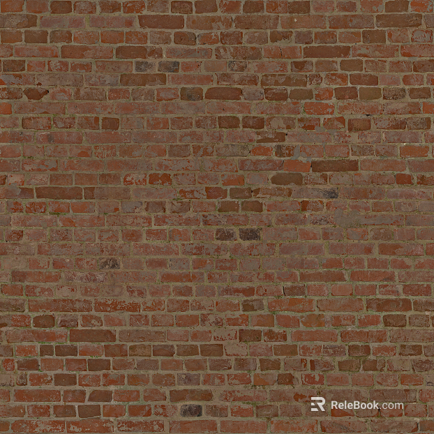 Brick wall post-war wind red brick cement wall red wall brick texture