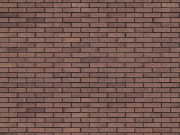 Brick wall brown exterior wall brick 3d model