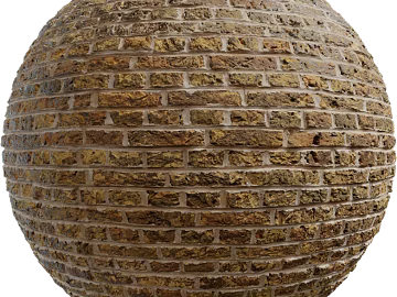 Brick wall PBR texture (ID:ffach132464)