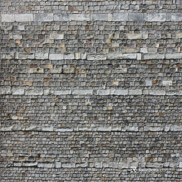 Green gray culture stone exterior wall brick texture