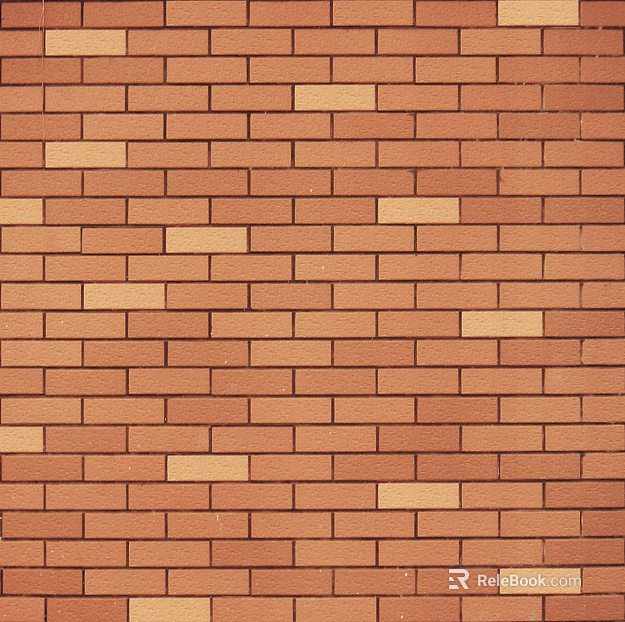 Brick wall orange exterior wall paper brick texture
