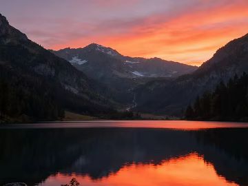 Dusk Sunset Sky Snow Mountain texture (ID:ffajh991992)